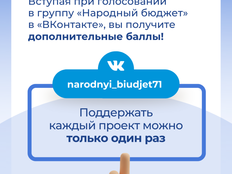 Голосование за проекты «Народного бюджета».